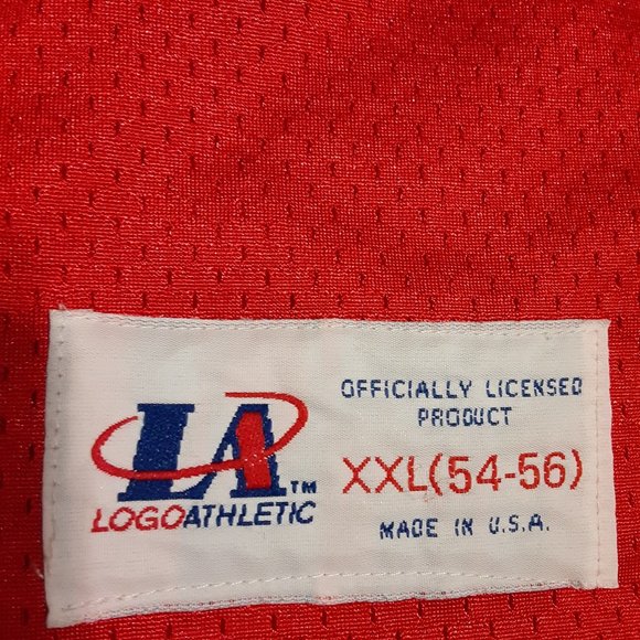 VTG 90's Logo Athletic Nebraska Cornhuskers Football Jersey Size XXL Made in USA - Picture 7 of 10